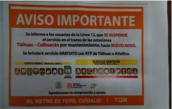 Se aplicará auditoría estructural al tramo elevado de la Línea 12 del Metro