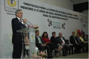 Presenta Jefe de Gobierno Protocolo de Atención Integral a niños y niñas de la Ciudad