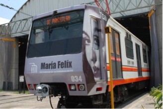 En circulación 7º convoy del Metro recuperado, el “María Félix” para Línea “A”