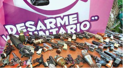 En 17 meses el GCDMX ha recuperado más de 12 mil armas de fuego del Programa “Por tu familia desarme voluntario”