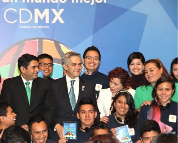 Exhorta Jefe de Gobierno a los “jóvenes embajadores” de la CDMX a realizar la Encuesta Mundial “My World”