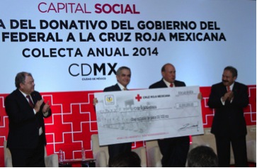 El GCDMX “no habla por hablar”, con hechos cumple su palabra empeñada. Donó a la Cruz Roja Mexicana 10 millones de pesos y 2 nuevas ambulancias