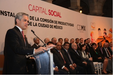 Instala Jefe de Gobierno la Comisión de Productividad de la Ciudad de México