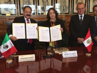 Firman las Secretarías de Salud de la CDMX y de Perú, Acuerdos en sanidad, ciencia médica e investigación