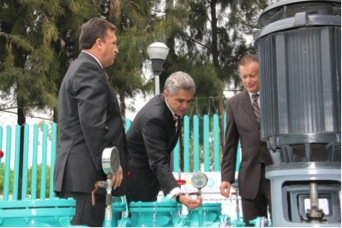 En beneficio de 50 mil habitantes de 7 colonias de la Delegación Gustavo a Madero, el Jefe de Gobierno entregó la Planta de Bombeo de Agua Potable “Cuchilla del Tesoro”