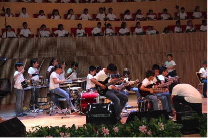 Niños prodigio en música de SalduArte ofrecieron una gala al Jefe de Gobierno