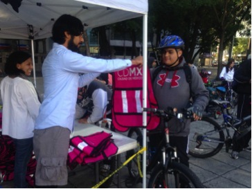 “Hazte Bicible” campaña de protección al ciclista en la CDMX