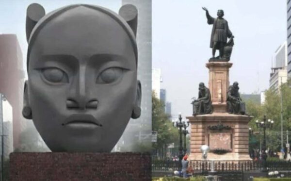 El hilarante indigenismo estatuario