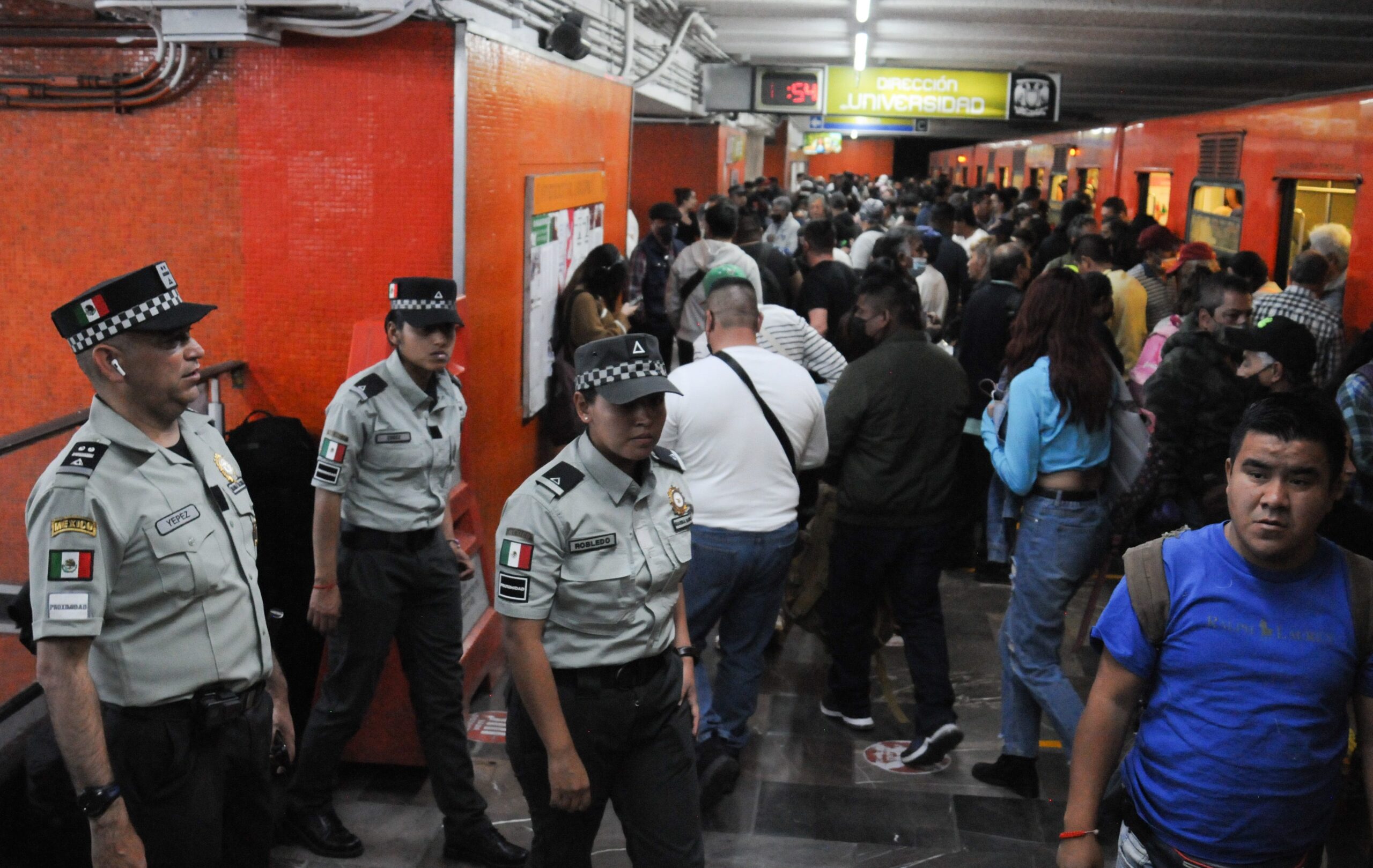 Por seguridad nacional, presencia de la Guardia Nacional en el Metro de la CDMX, dice Segob