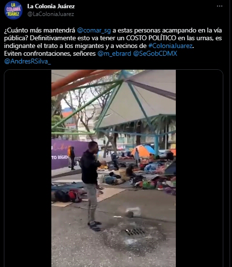 La Pequeña Haití, el campamento migrante, es impugnado por los vecinos