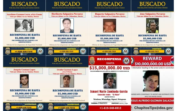 EU va a la caza de los hijos de “El Chapo” y 25 miembros del Cártel de Sinaloa