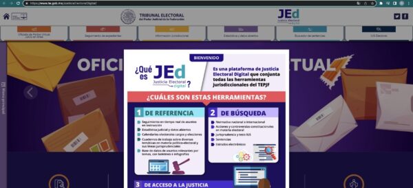 Presenta el TEPJF la plataforma JEd, herramienta digital para una mejor rendición de cuentas