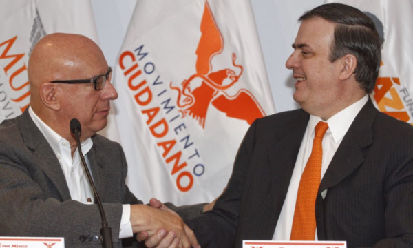 Ebrard, con un pie en Movimiento Ciudadano y el otro fuera de Morena