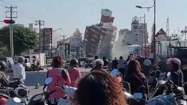 Terremoto de 7,2 grados en Taiwán; reportan varios muertos