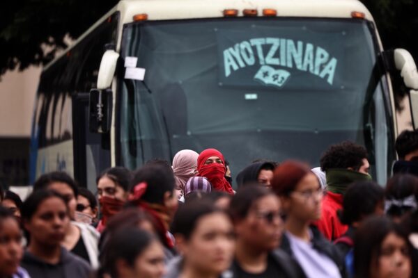 Marcha por Ayotzinapa: a 10 años de la desaparición de los 43 estudiantes